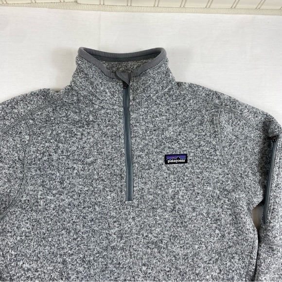Patagonia Women's Better Sweater
Gray 1/4 Zip Popover‎ Sz S - Picture 3 of 10